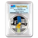 2019 Tuvalu 1 oz Silver The Simpsons: Marge PR-70 PCGS (FS) 2019 Tuvalu 1 oz Silver The Simpsons: Marge PR-70 PCGS (FS)